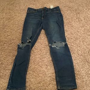 Hollister skinny, high rise jeans
